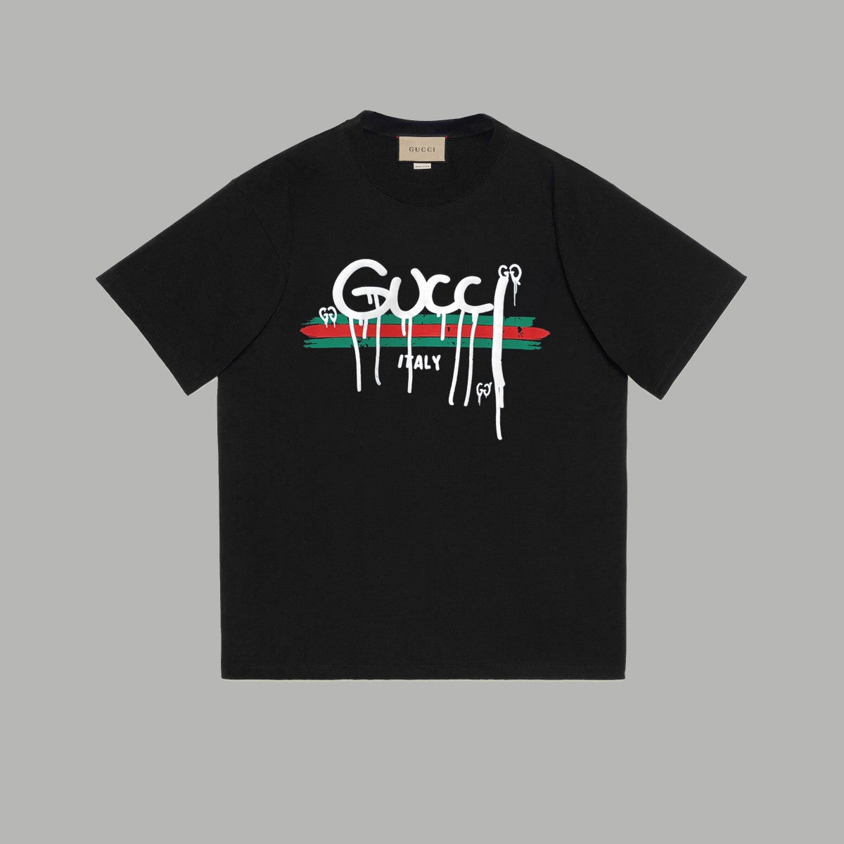 Gucci Signature GG Logo Print T-Shirt