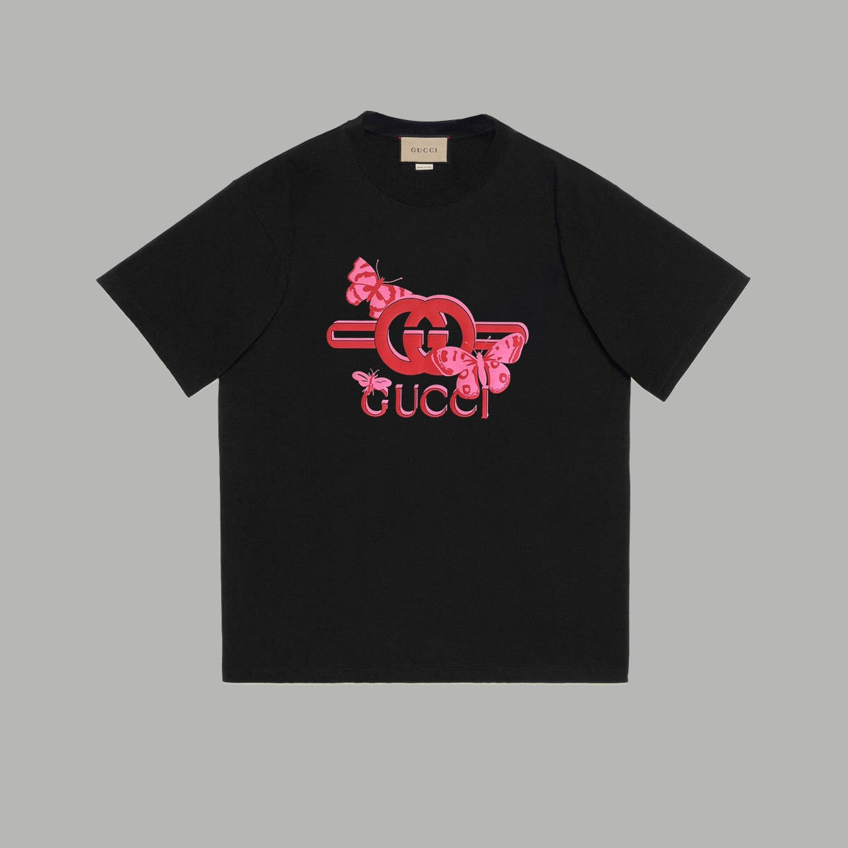 Gucci Signature GG Logo Print T-Shirt