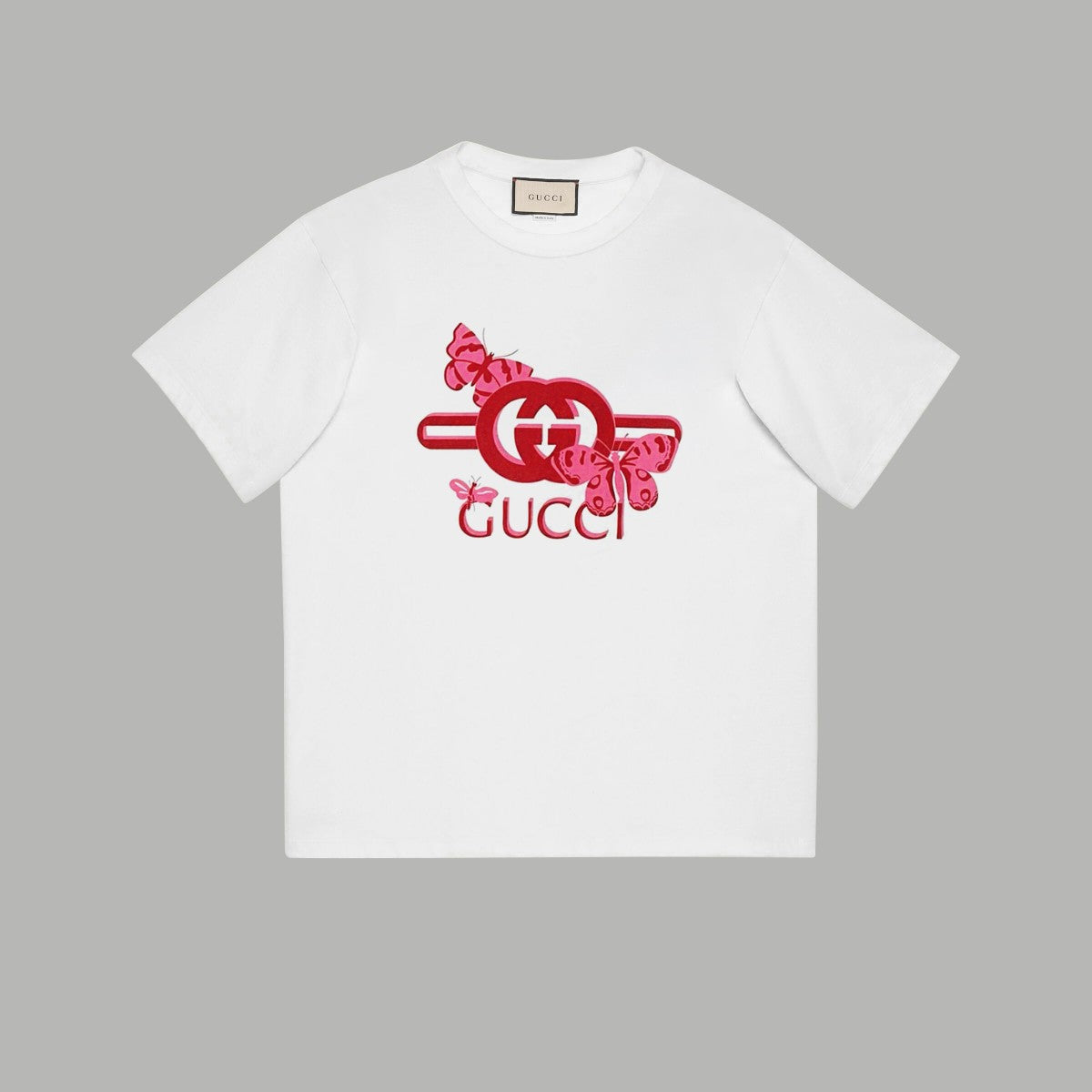Gucci Signature GG Logo Print T-Shirt
