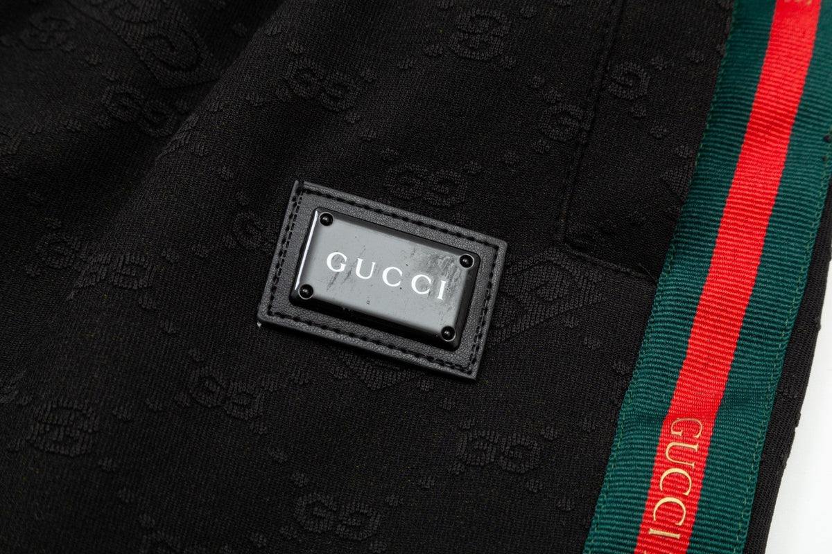 Gucci Web Stripe Track Pants in Black