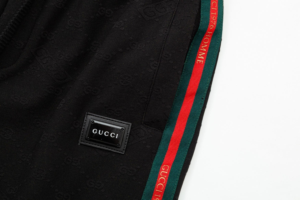 Gucci Web Stripe Track Pants in Black