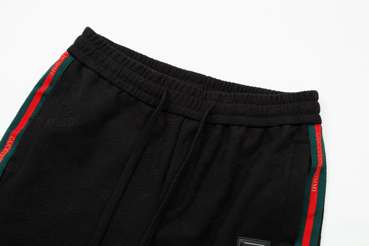 Gucci Web Stripe Track Pants in Black