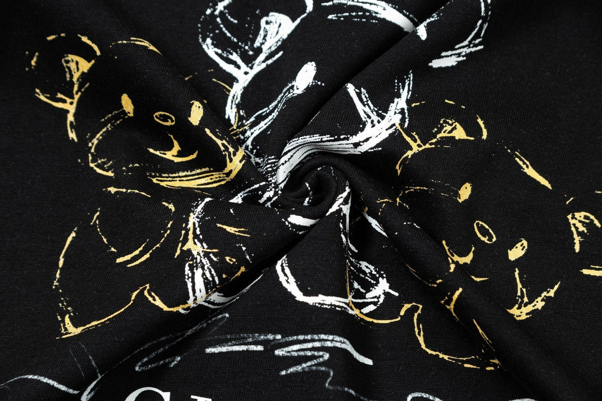 Gucci Teddy Bear Sketch Graphic T-Shirt