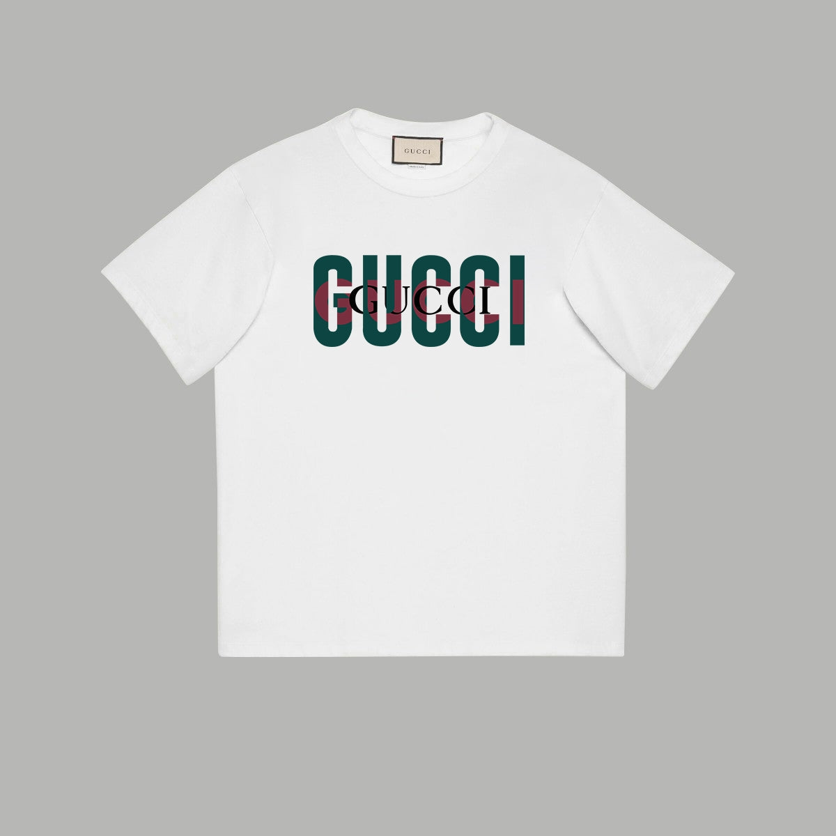 Gucci Signature GG Logo Print T-Shirt