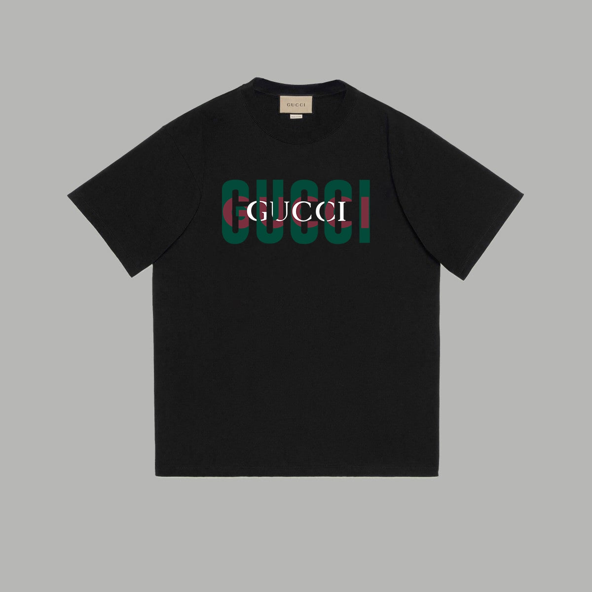 Gucci Signature GG Logo Print T-Shirt