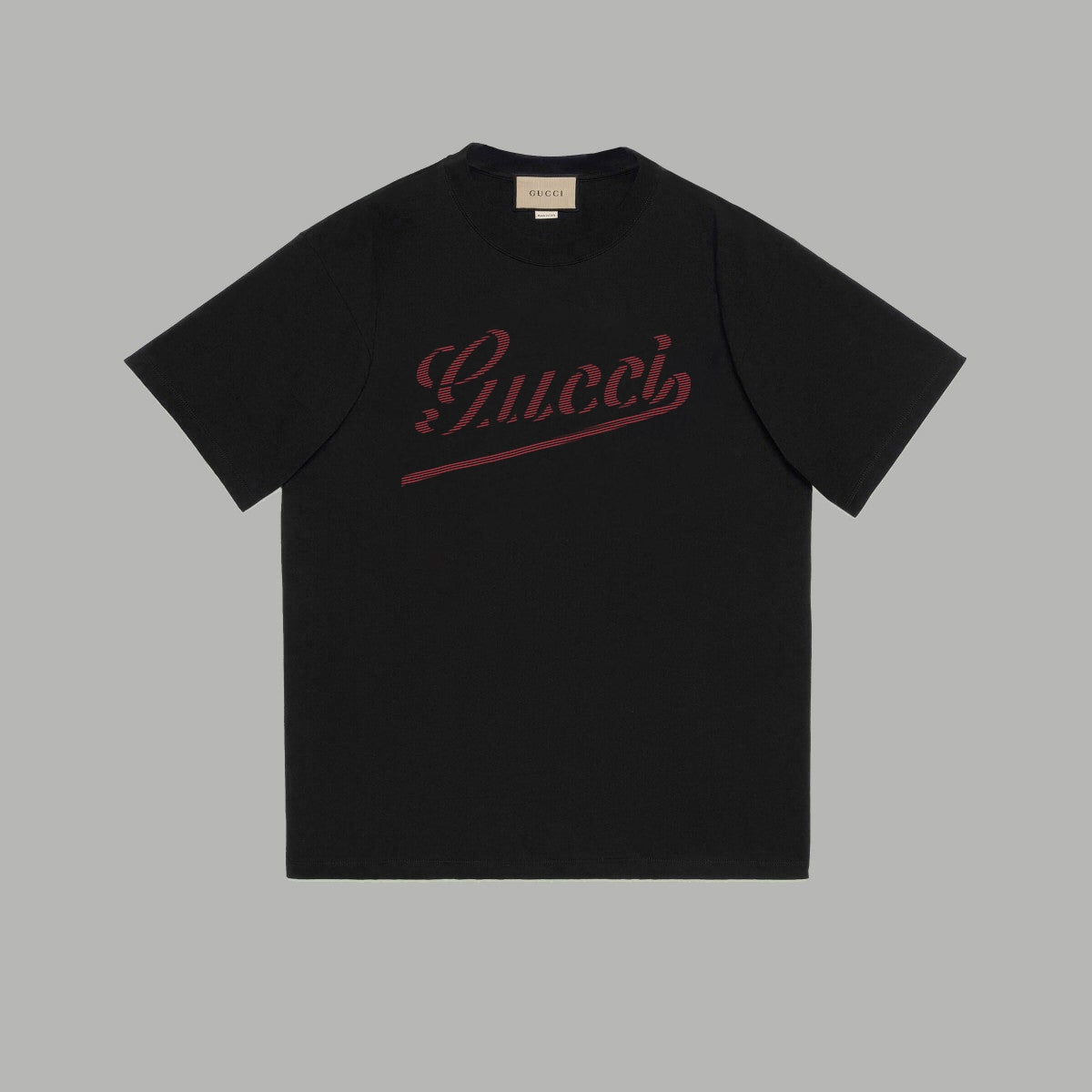 Gucci Signature GG Logo Print T-Shirt