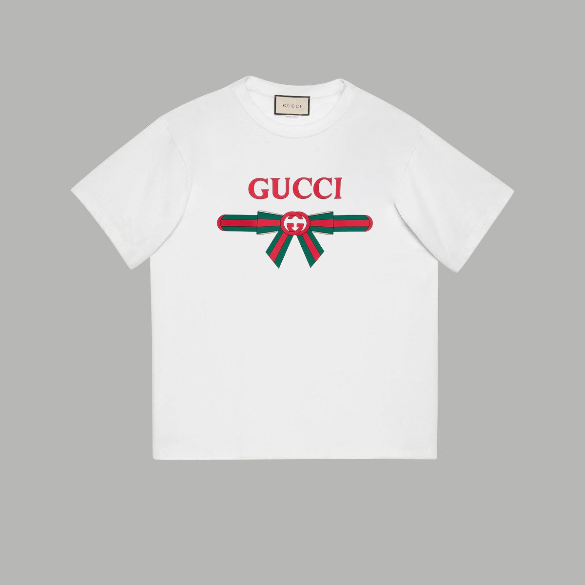 Gucci Signature GG Logo Print T-Shirt