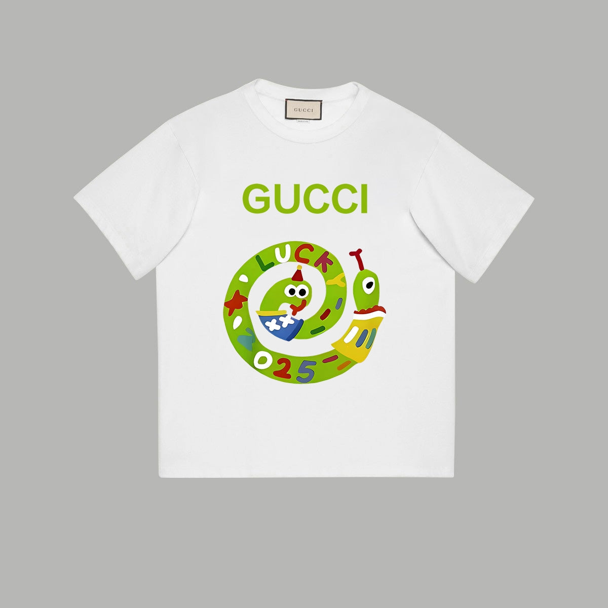 Gucci Signature GG Logo Print T-Shirt