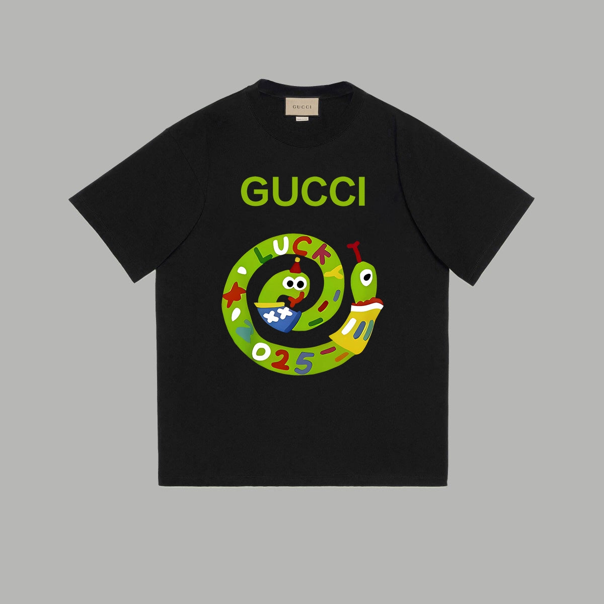 Gucci Signature GG Logo Print T-Shirt