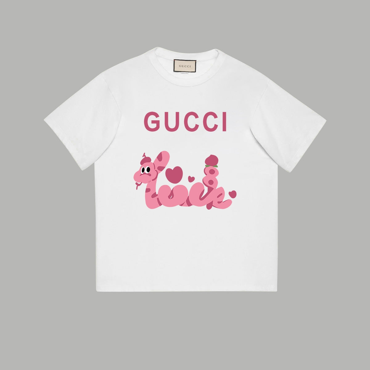 Gucci Signature GG Logo Print T-Shirt