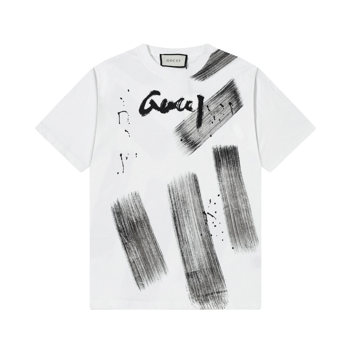 Gucci Graffiti Brushstroke Logo T-Shirt
