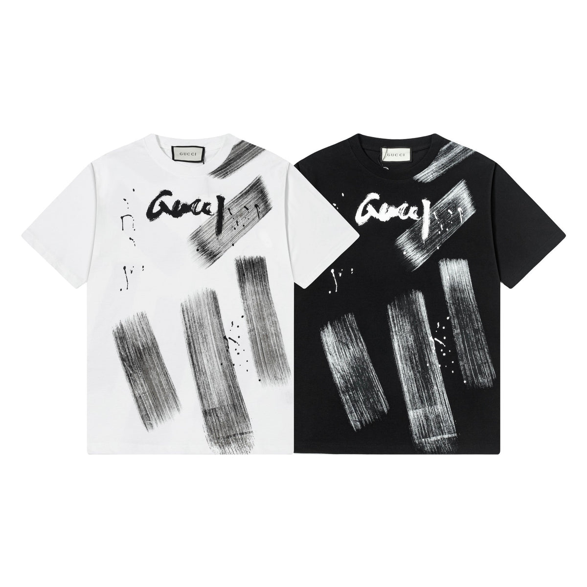 Gucci Graffiti Brushstroke Logo T-Shirt