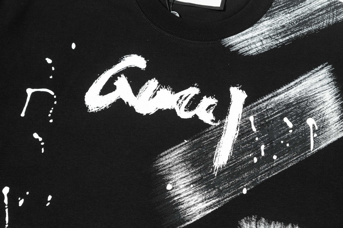 Gucci Graffiti Brushstroke Logo T-Shirt