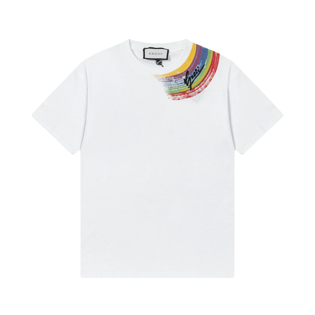 Gucci Rainbow Graffiti Signature T-Shirt