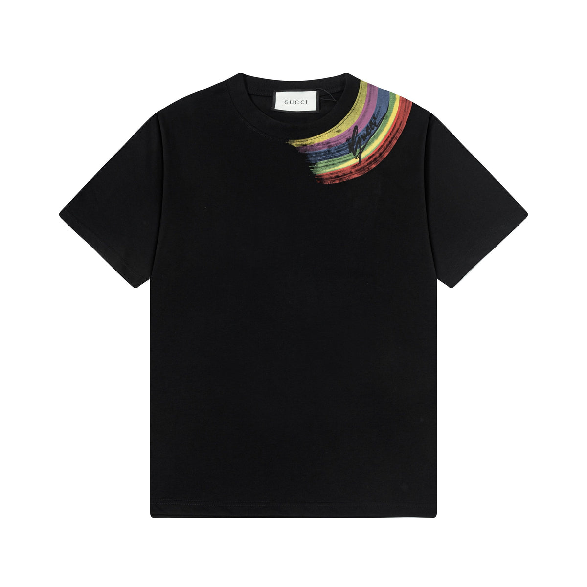 Gucci Rainbow Graffiti Signature T-Shirt