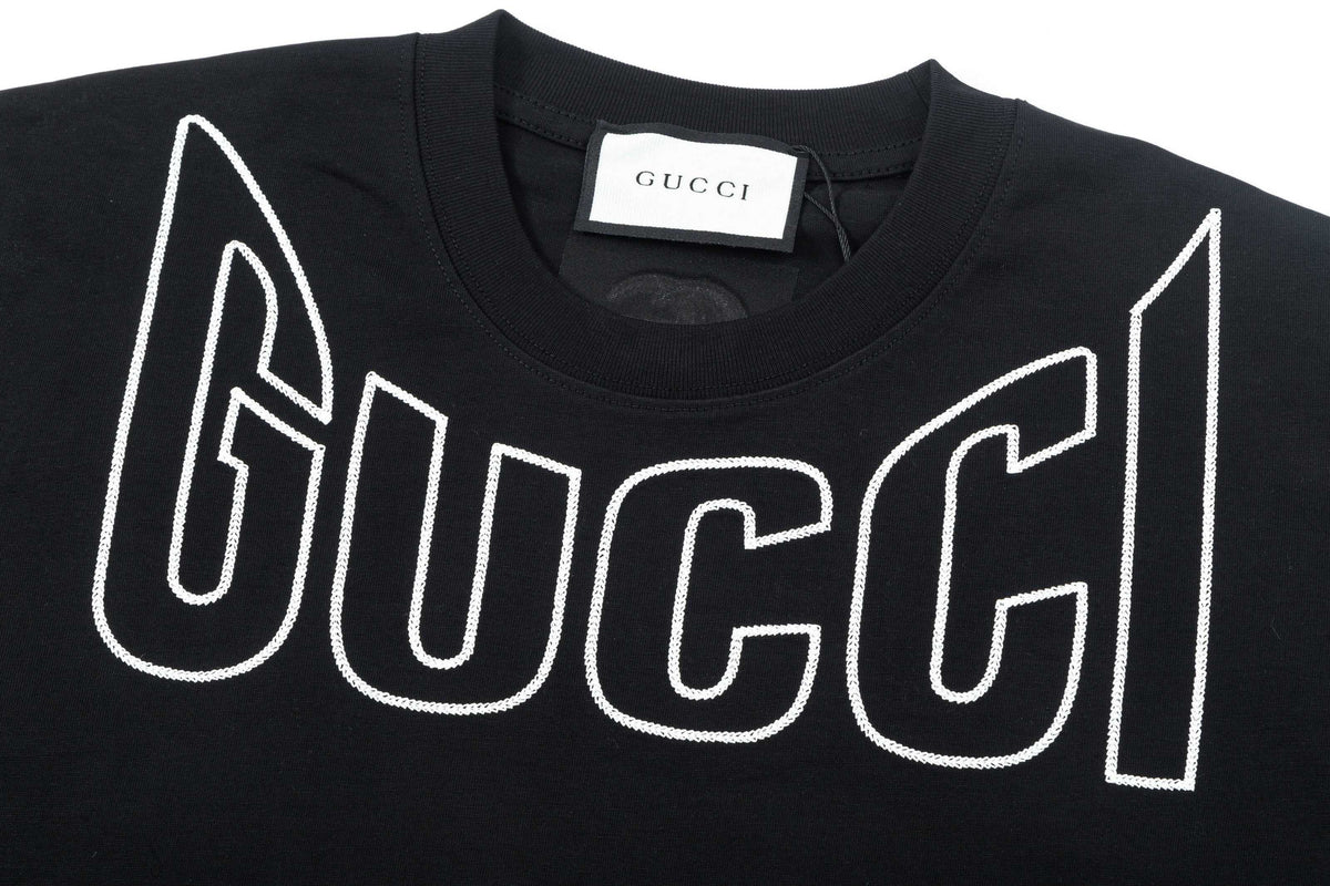 Gucci Outline Logo Oversized T-Shirt