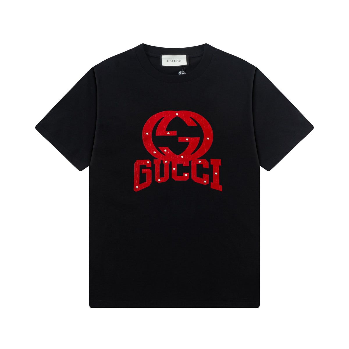 Gucci Interlocking GG Studded Logo T-Shirt