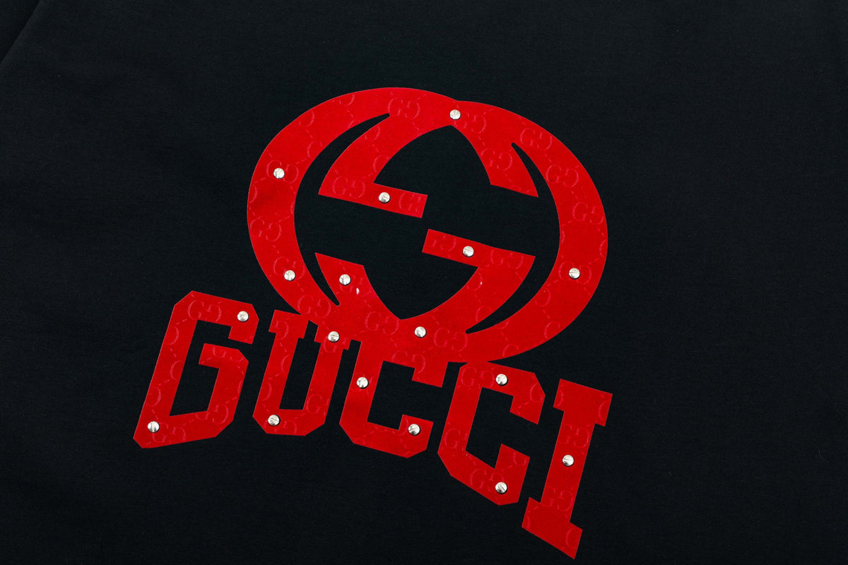 Gucci Interlocking GG Studded Logo T-Shirt