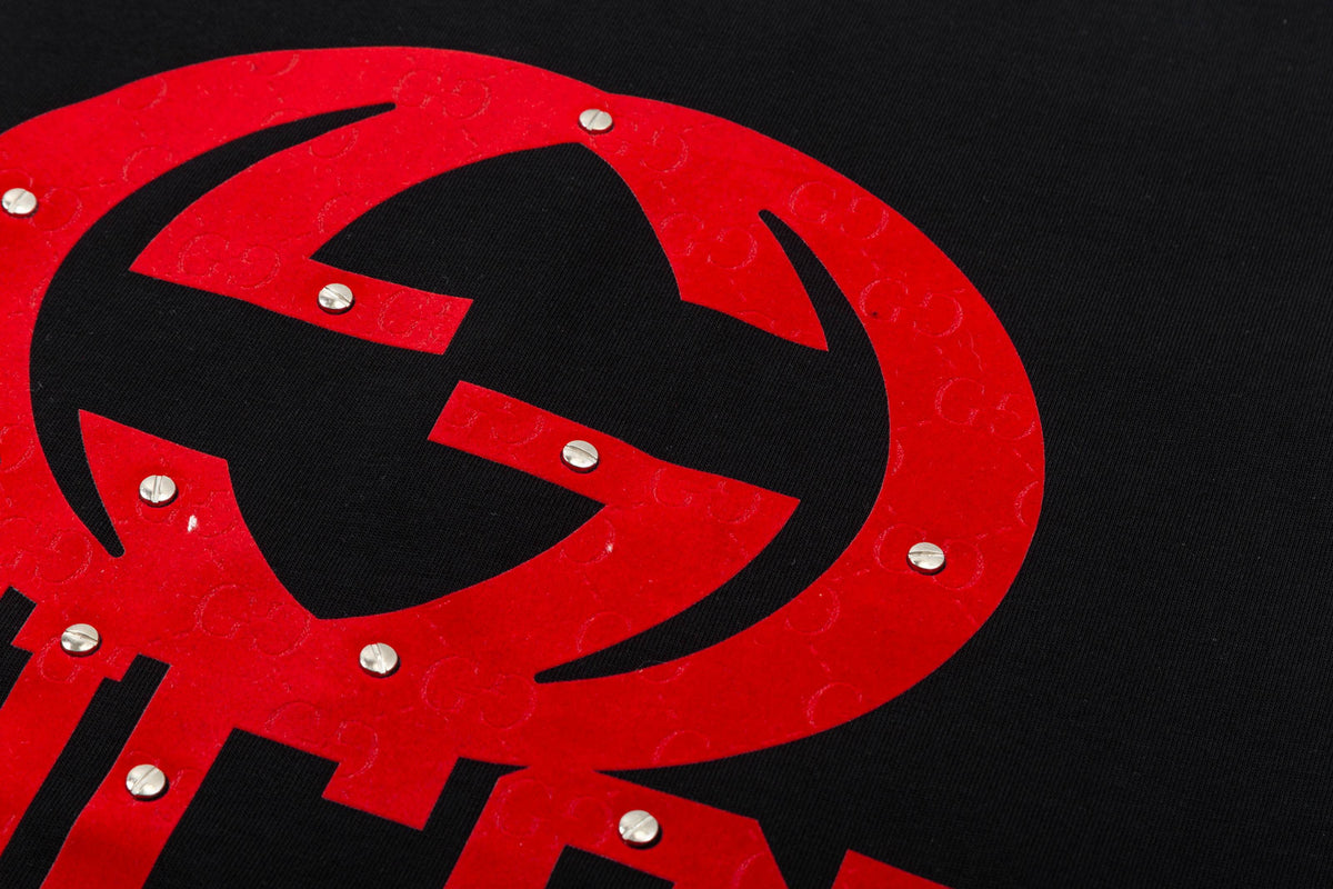 Gucci Interlocking GG Studded Logo T-Shirt