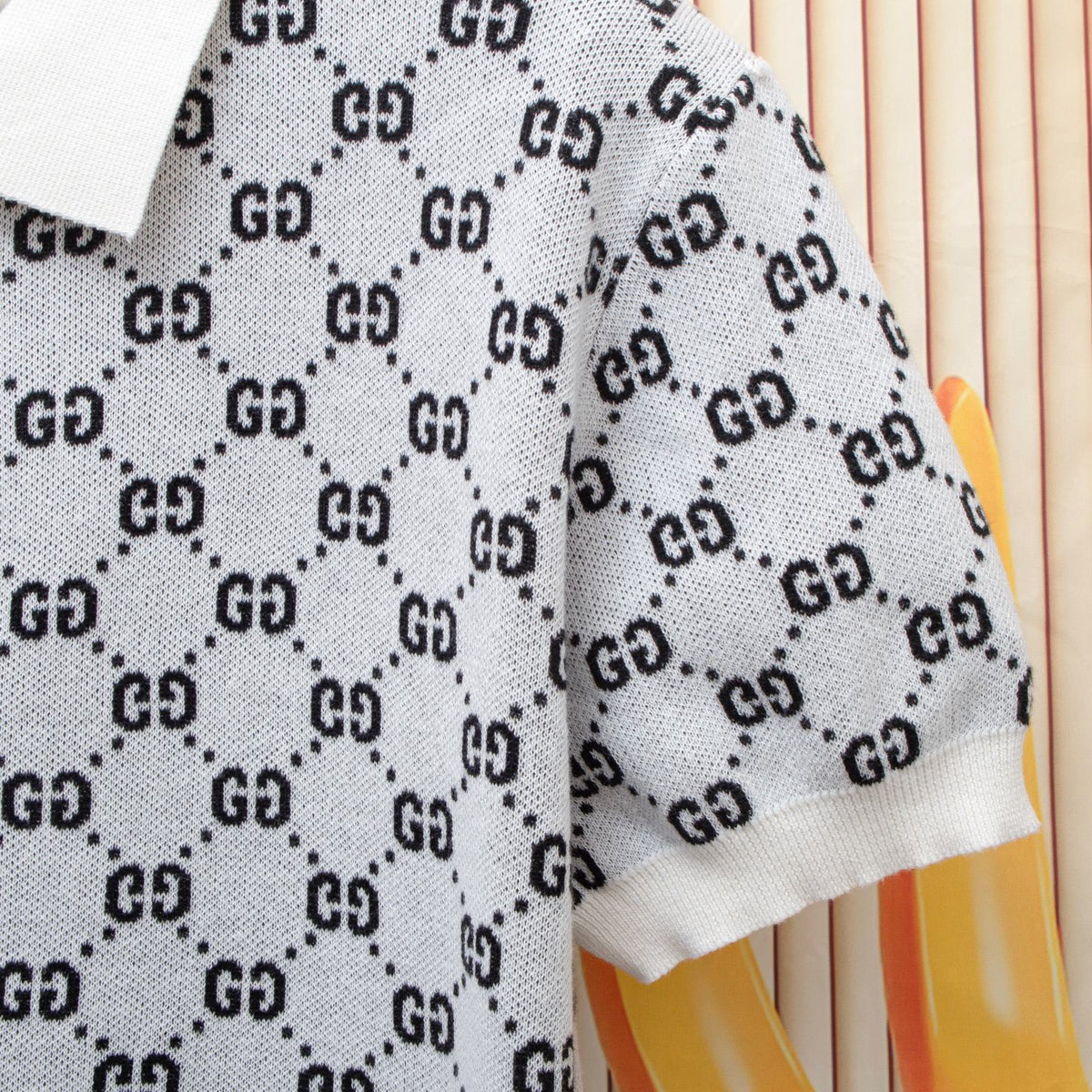 Gucci Unisex Jacquard Polo Sweater