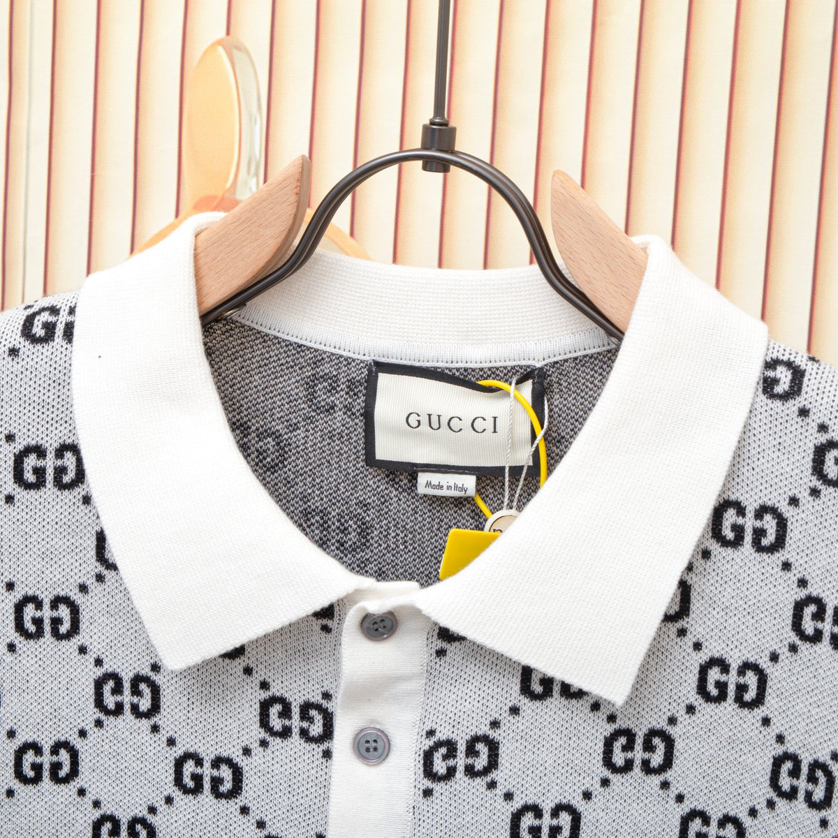 Gucci Unisex Jacquard Polo Sweater