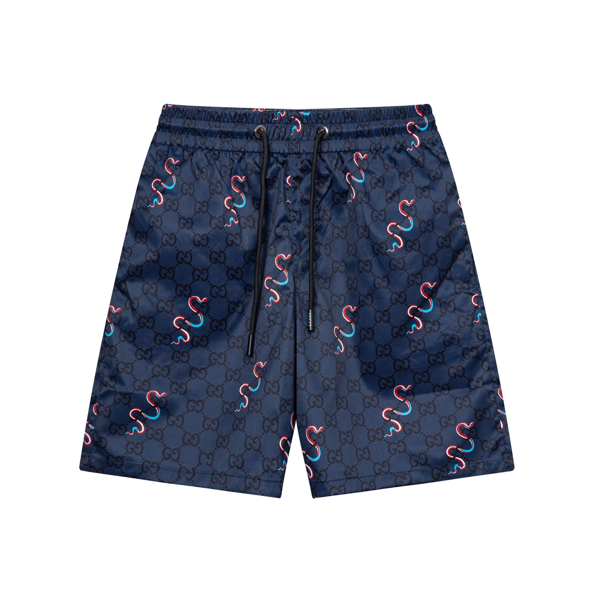 Gucci Signature GG Monogram Snake Print Shorts