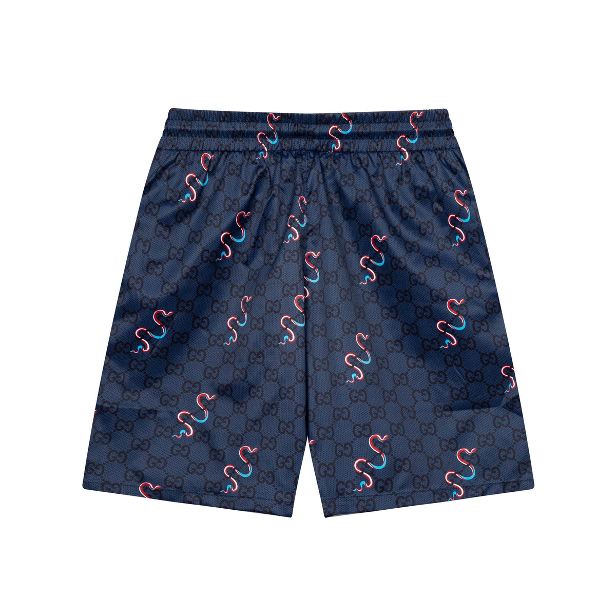 Gucci Signature GG Monogram Snake Print Shorts