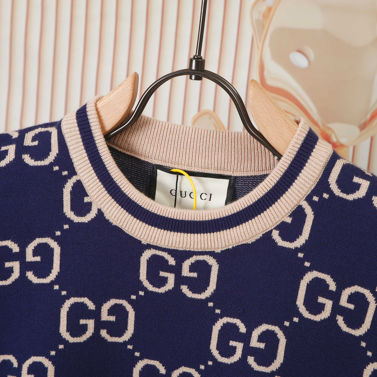 Gucci Unisex G8513 Monogram Crewneck Sweater
