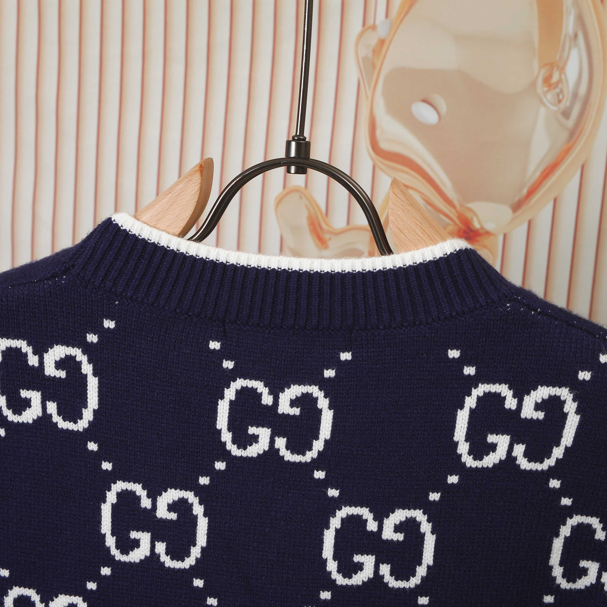 Gucci Unisex 8338 Jacquard Crewneck Sweater