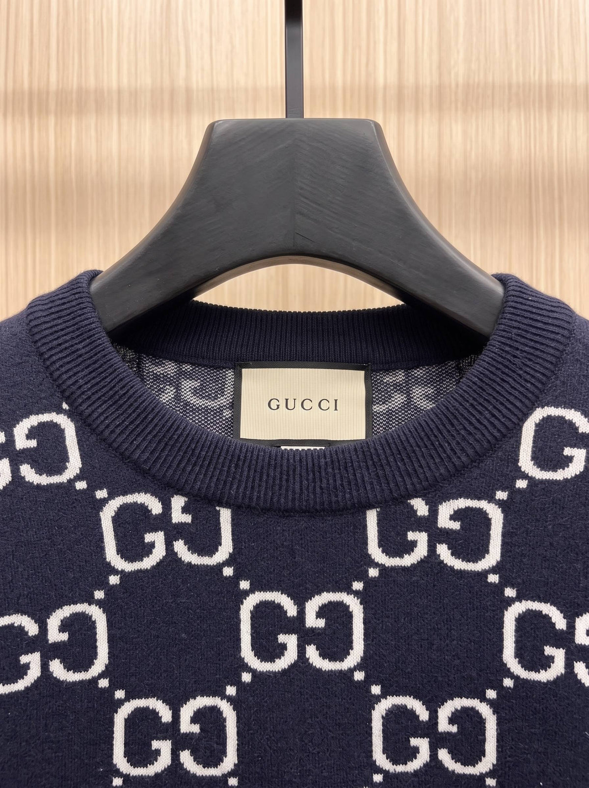 Gucci Unisex Monogram Double-G Crewneck Sweater