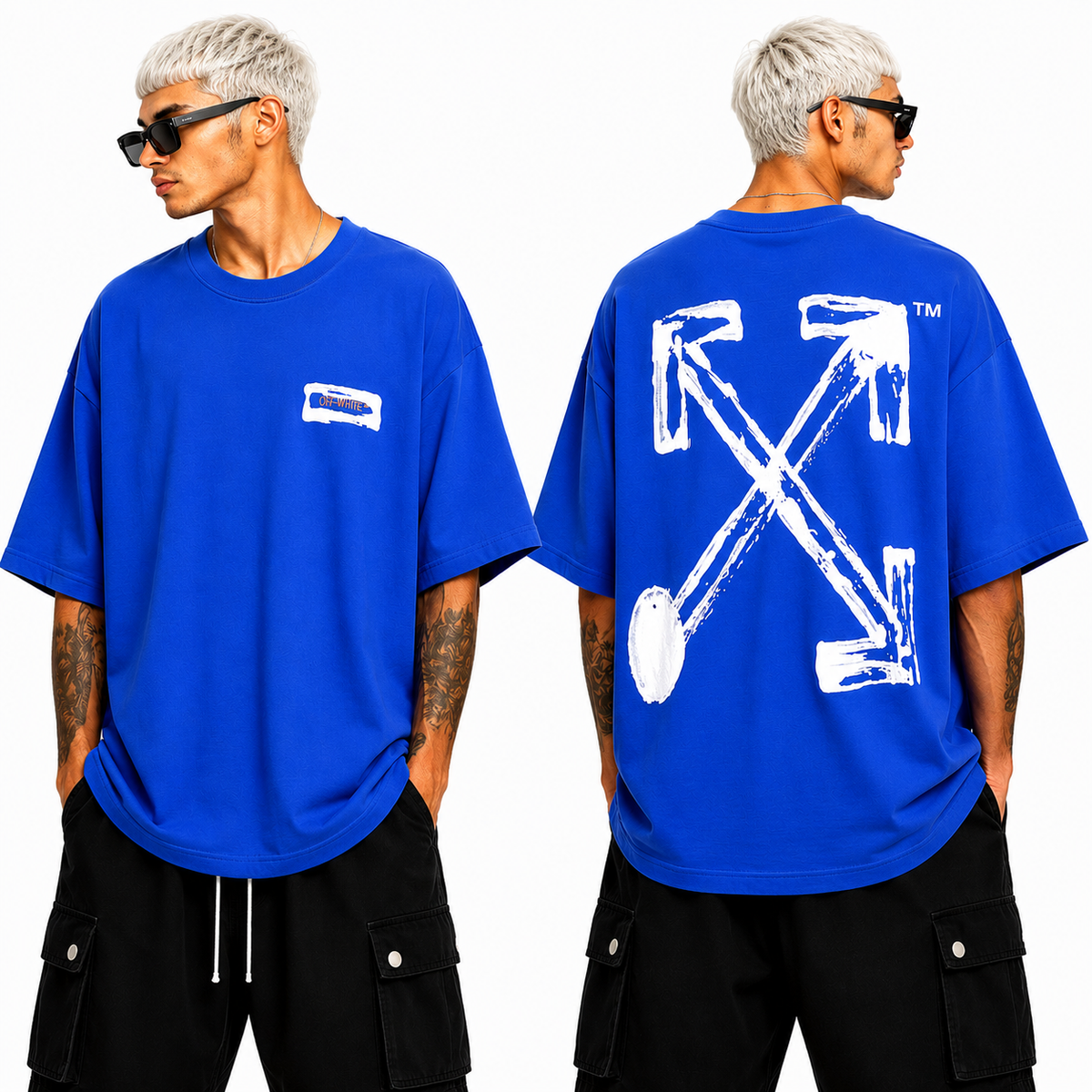 OFF-White Arrow Logo Cotton T-shirt#33
