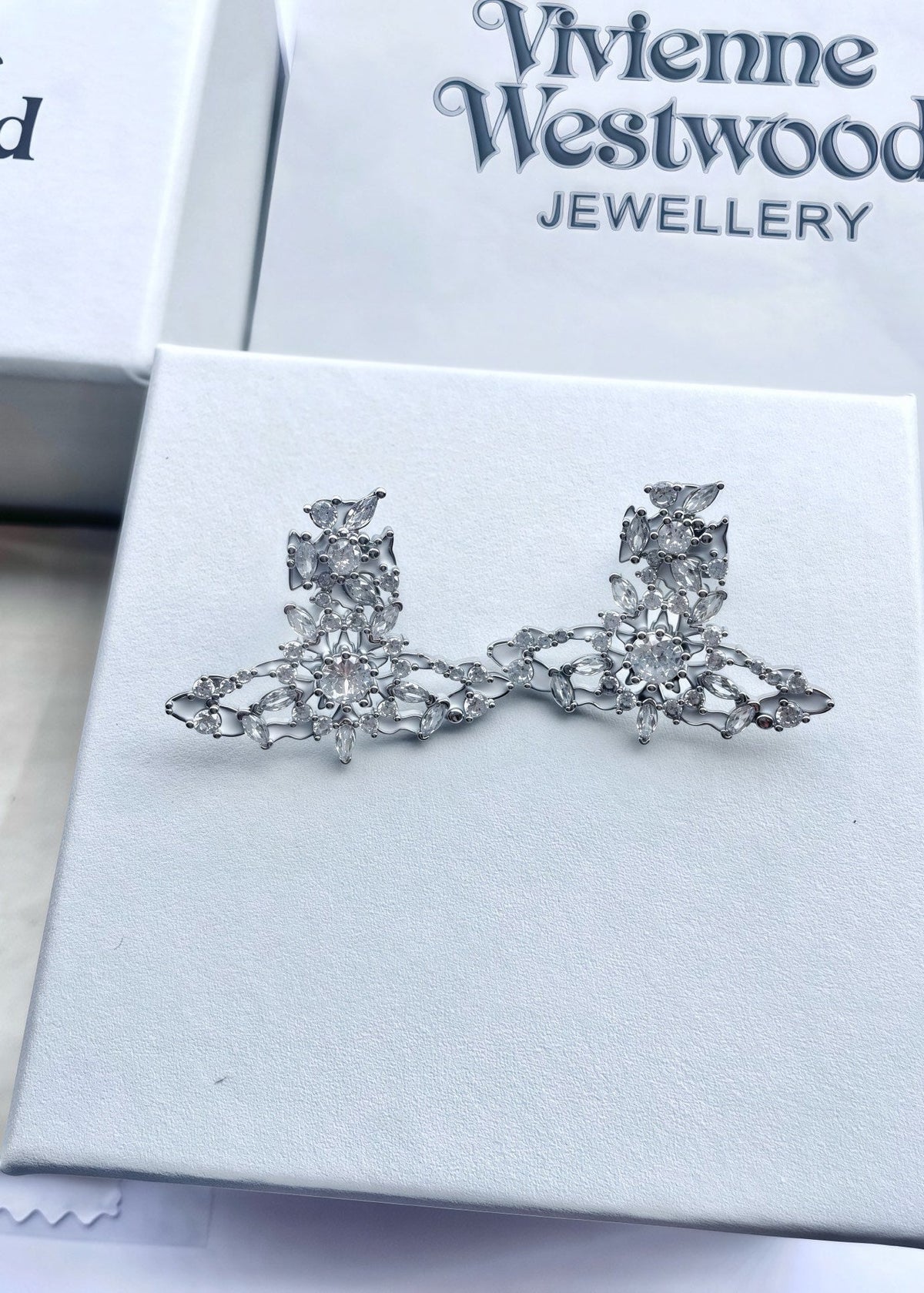 Vivienne Westwood Full-Rhinestone Studs