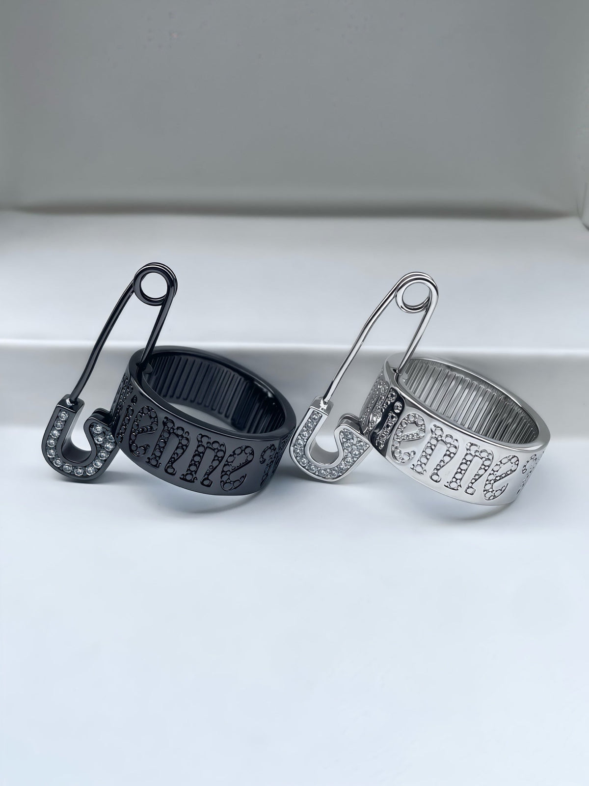 Vivienne Westwood Safety Pin-Style Letter Ring