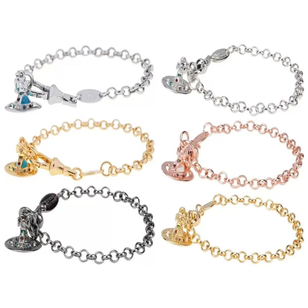 Vivienne Westwood 2026 Rhinestone Planet Bracelet