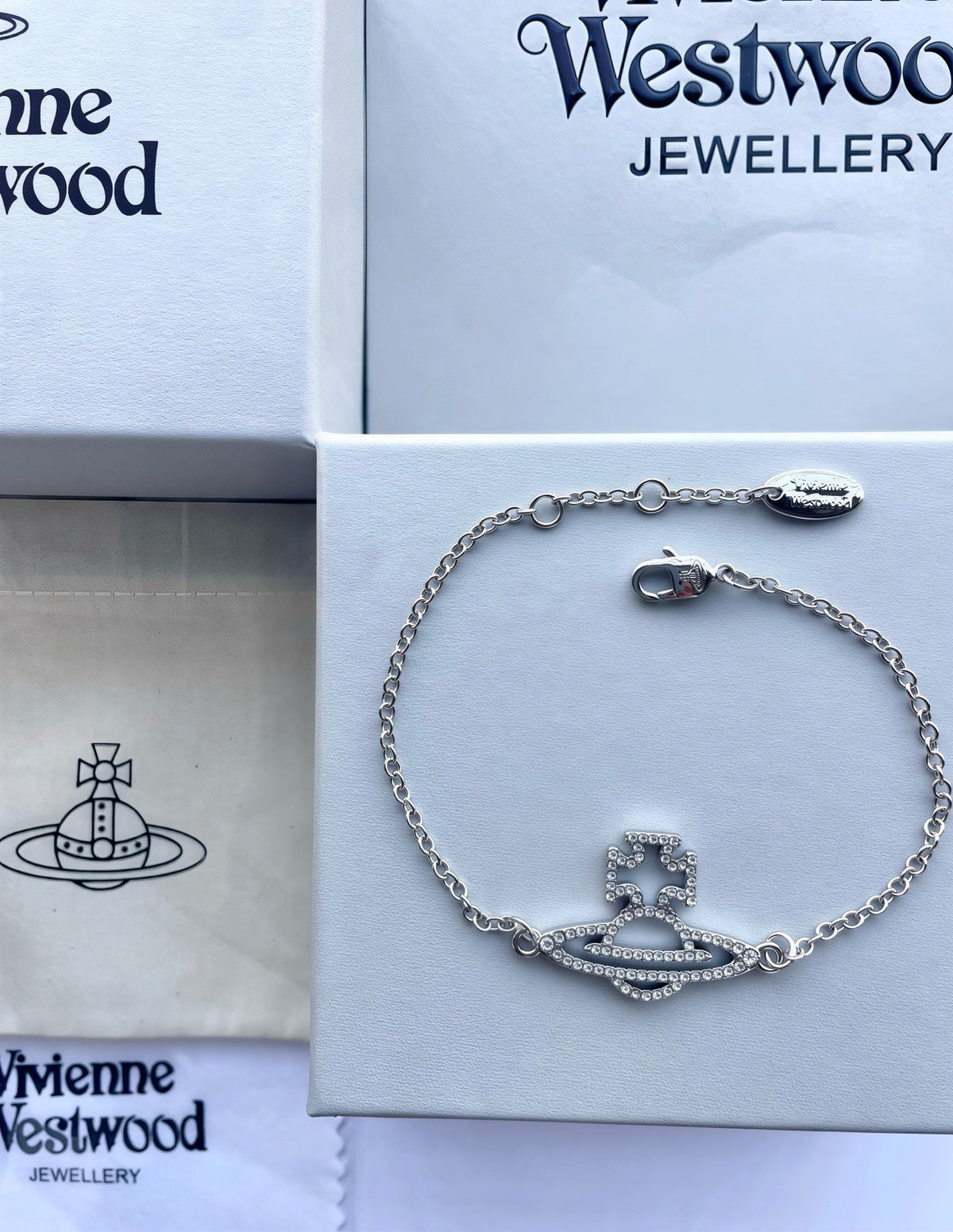 Vivienne Westwood 2026 Simple Rhinestone Bracelet