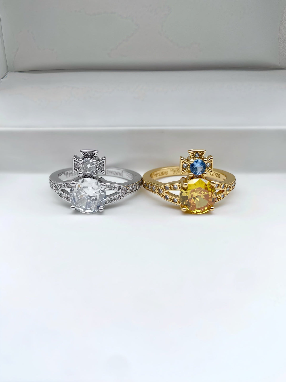 Vivienne Westwood Rhinestone Planet Ring