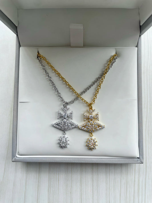Vivienne Westwood 2026 Rhinestone Collar Necklace