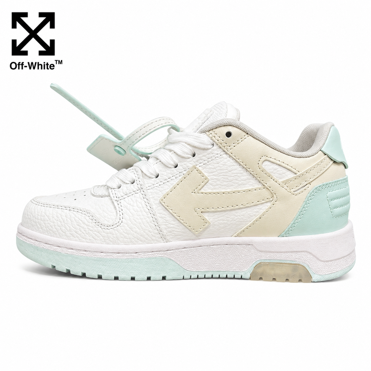 Off-White Arrow logo leather Sports shoes#16