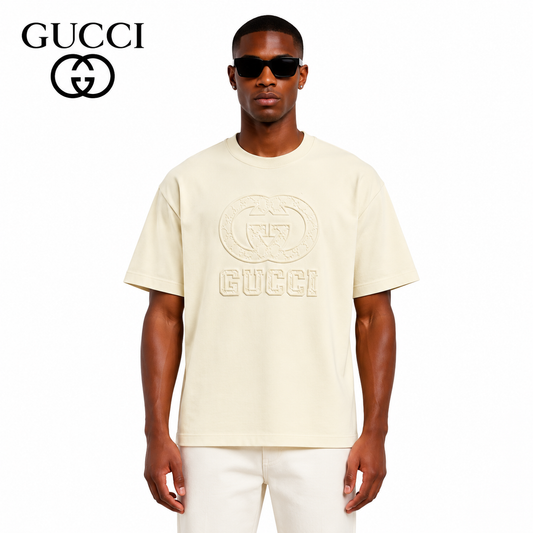 Gucci Double G Embossed Oversized T-Shirt