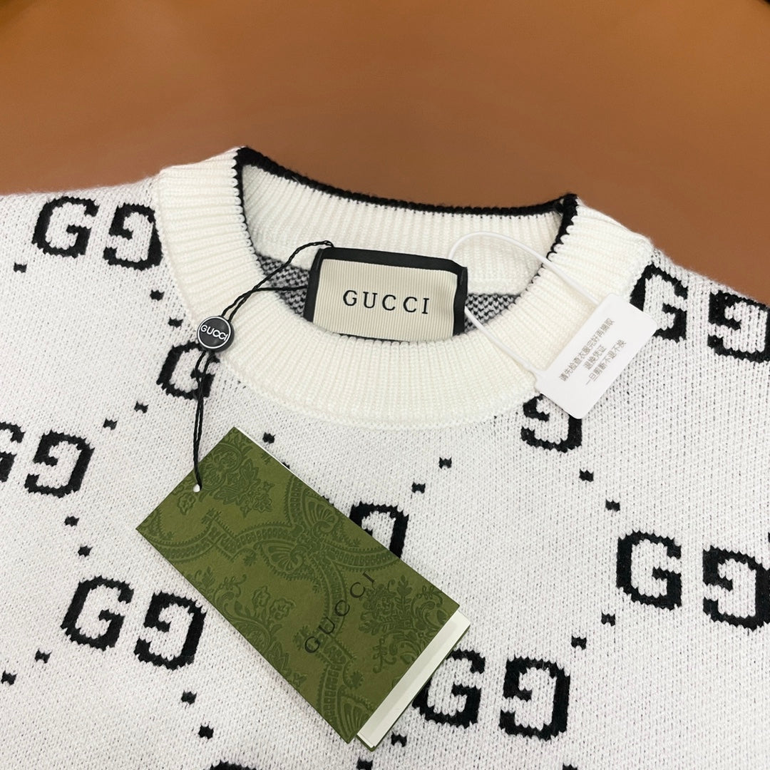 Gucci Unisex Jacquard Crewneck Sweater