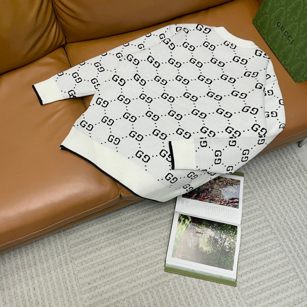 Gucci Unisex Jacquard Crewneck Sweater