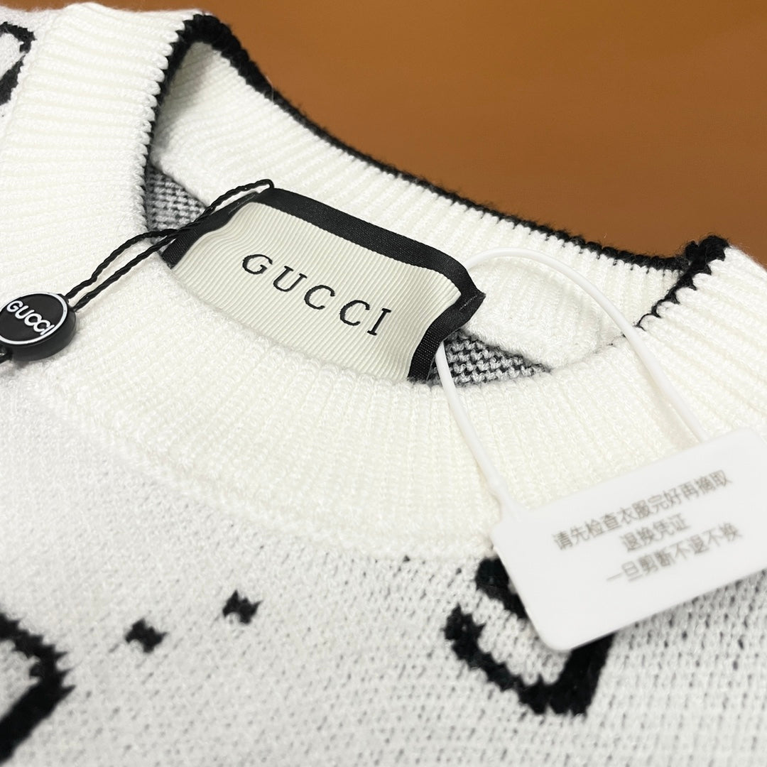 Gucci Unisex Jacquard Crewneck Sweater