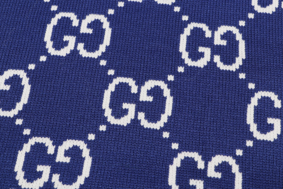 Gucci Unisex Double-G Jacquard Crewneck Sweater