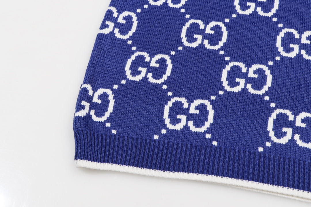Gucci Unisex Double-G Jacquard Crewneck Sweater