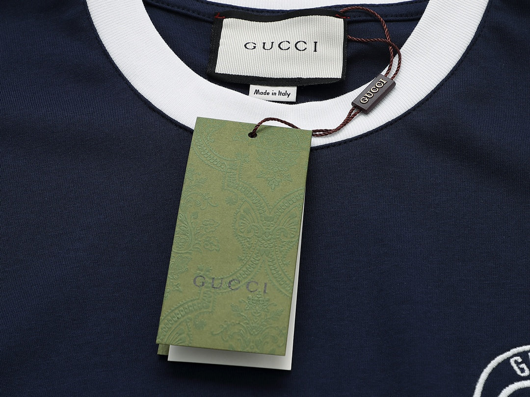 Gucci Interlocking G 1921 Ringer T-Shirt