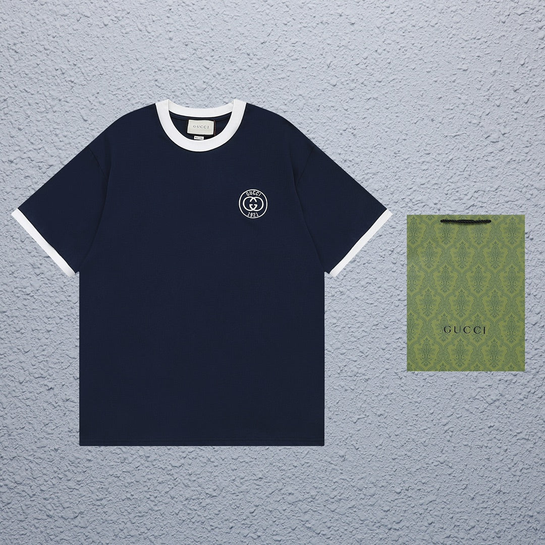 Gucci Interlocking G 1921 Ringer T-Shirt