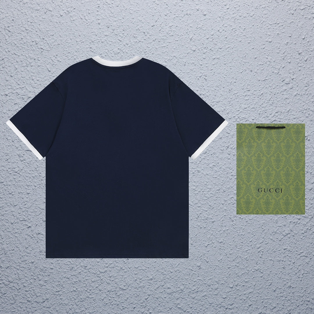 Gucci Interlocking G 1921 Ringer T-Shirt