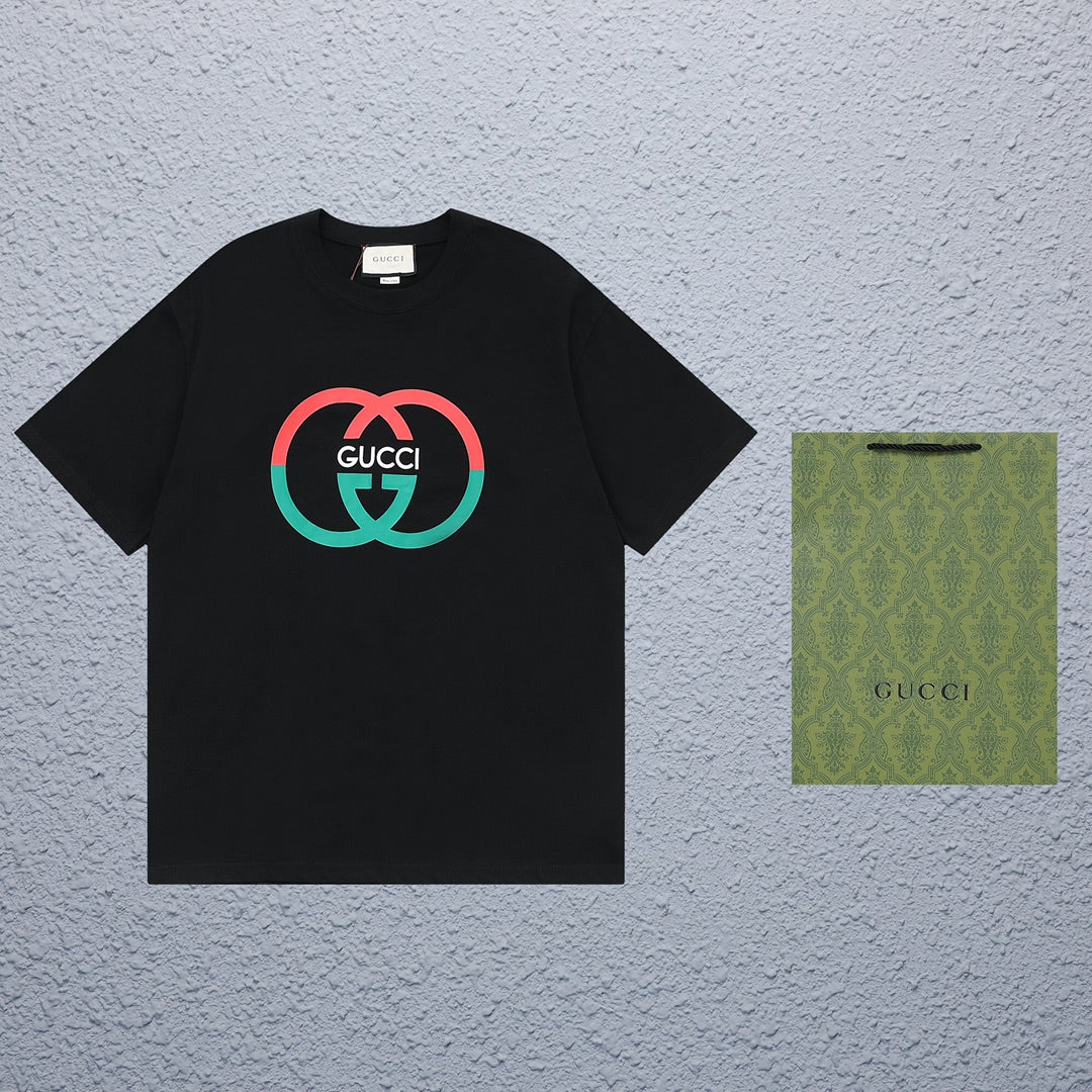 Gucci Double G Interlocking Logo T-Shirt