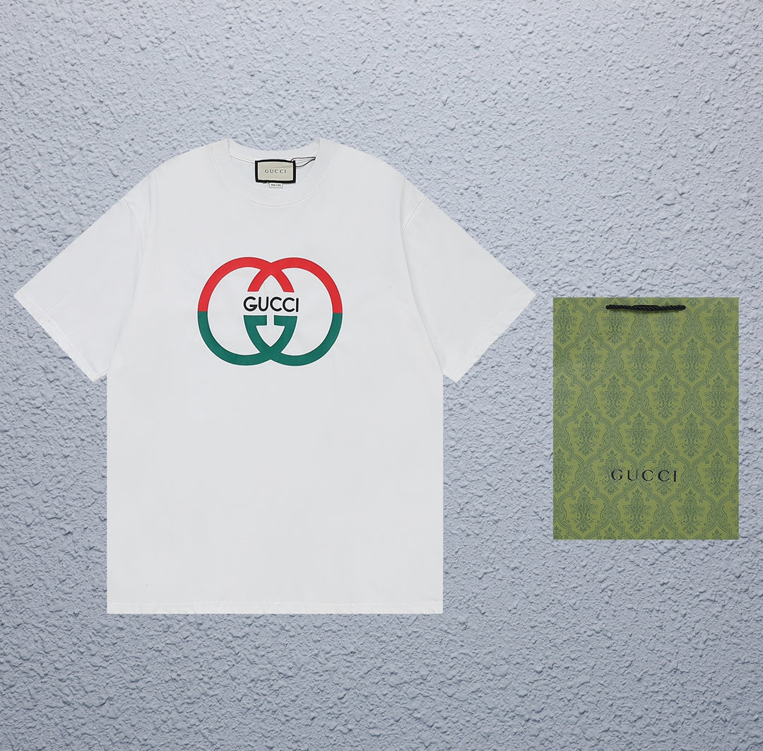 Gucci Double G Interlocking Logo T-Shirt