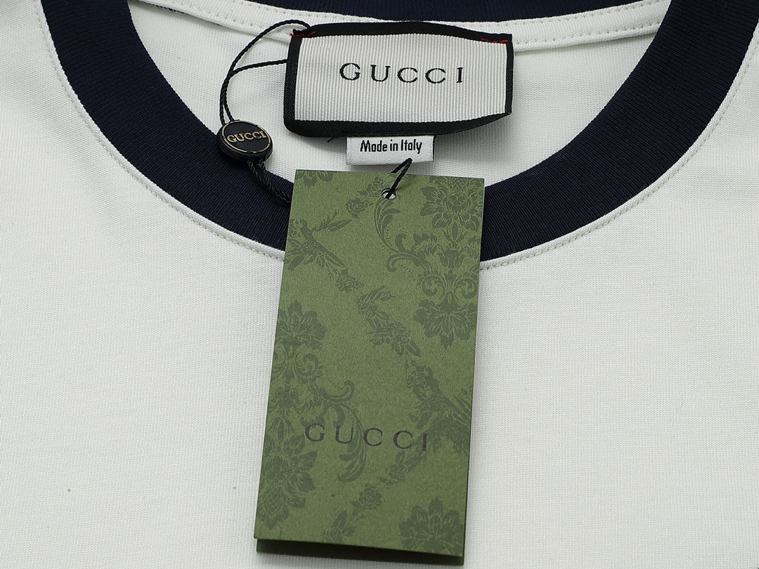 Gucci GG Cherry Embroidered T-Shirt